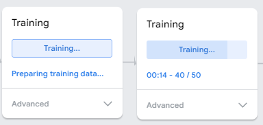 Teachable Machine - train model